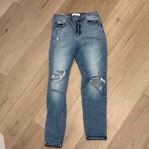 KanCan Light Blue Distressed Skinny Jeans